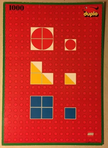 Paper Duplo Mosaic Card #1 from Set 1000