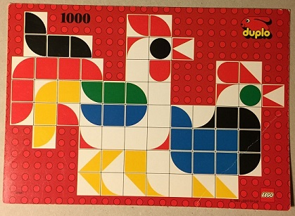 Paper Duplo Mosaic Card #8 from Set 1000