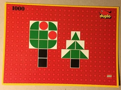Paper Duplo Mosaic Card #10 from Set 1000