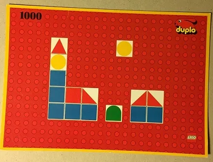 Paper Duplo Mosaic Card #12 from Set 1000