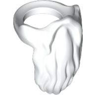 Minifigure Beard, Rounded End