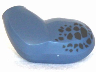 Arm Cave Troll / Goblin King, Left with Fixed Black Pin with Dark Bluish Gray Scales Pattern