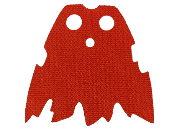 Minifigure Cape Cloth, Tattered Edges - Spongy Stretchable Fabric