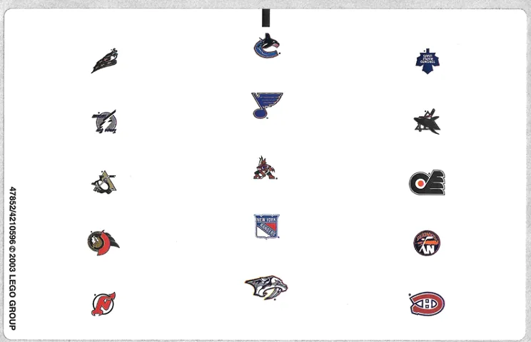 Sticker Sheet for Set 10127, Sheet 1 - (47852/4210596)