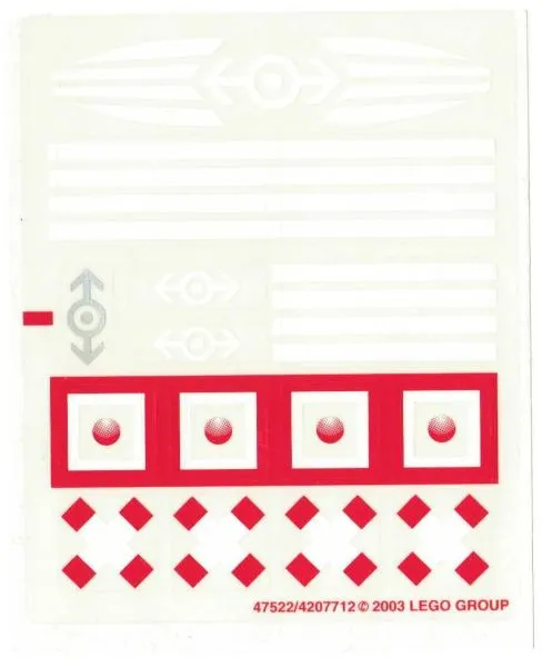 Sticker Sheet for Set 10128 - (47522/4207712)