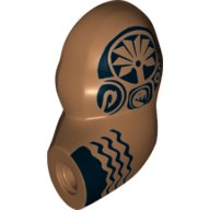 Arm Giant, Left with Black Hawaiian Tattoos Pattern