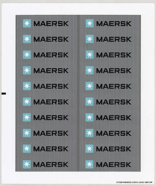 Sticker Sheet for Set 10155, Sheet 2 - (57338/4585632)