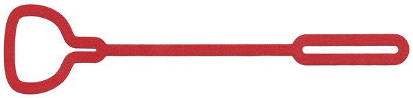 Duplo Utensil Pull Toy Harness Cloth - Traditional Starched Fabric