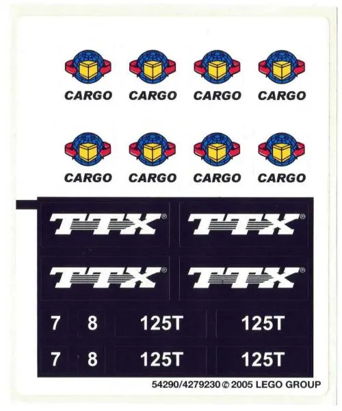 Sticker Sheet for Set 10170 - (54290/4279230)