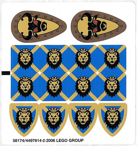 Sticker Sheet for Set 10176 - (58174/4497614)