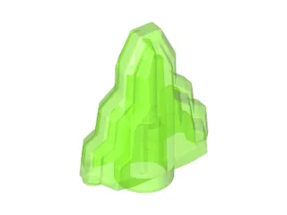 Rock 1 x 2 Crystal Stepped