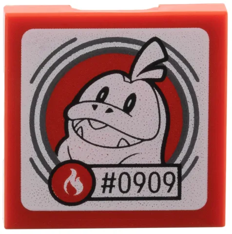 SMART Tag Tile 2 x 2 with Pokémon Fuecoco '#0909' Pattern