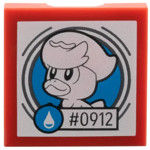 SMART Tag Tile 2 x 2 with Pokémon Quaxly '#0912' Pattern