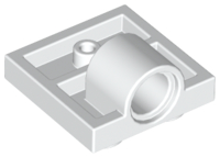 Plate, Modified 2 x 2 with Pin Hole - Full Cross Support Underneath