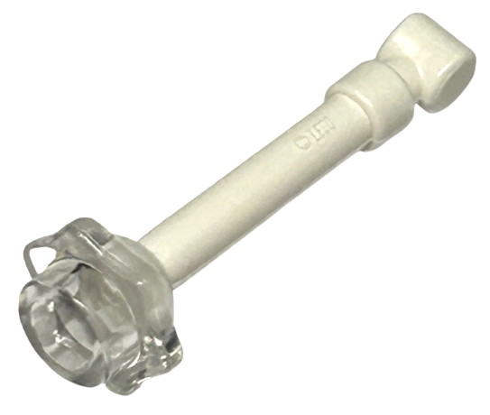 Minifigure, Utensil Wand with Molded Trans-Clear Stud Pattern