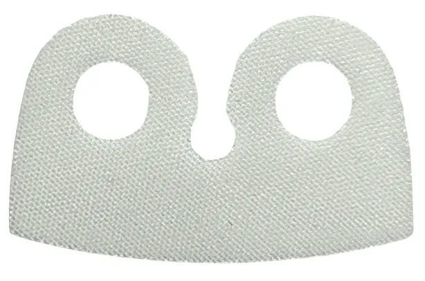 Minifigure Cape Cloth, High Rounded Narrow Collar, Rounded Sides - Traditional Starched Fabric