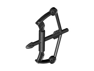 Minifigure, Weapon Bow, Compound with Arrow Drawn