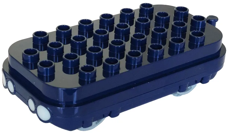 Duplo, Train Locomotive Base Push & Go Motor with Milky White Headlights