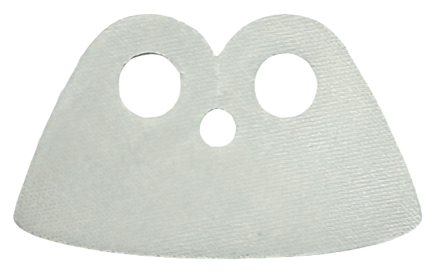 Minifigure Cape Cloth, High Rounded Wide Collar, Full Circle Neck Cut