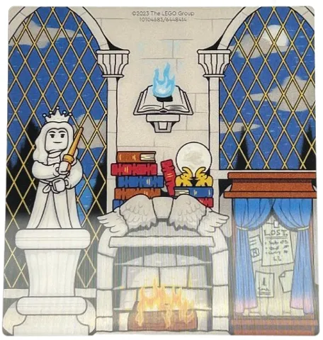 Plastic 3D Backdrop with Ravenclaw Common Room Pattern