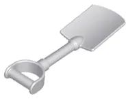 Duplo Utensil Shovel / Spade with Smooth Handle and Short Blade (total length 75mm)