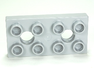 Duplo, Plate 2 x 4 with 2 Holes with Locking Ridges