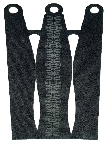 Minifigure Robe Cloth with Dune Symbols Pattern