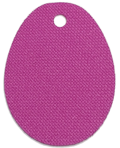 Mini Doll, Cape Cloth, Oval with Small Top Hole - Spongy Stretchable Fabric