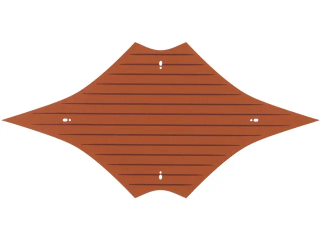 Cloth Sail 44 x 22 Jabba's Sail Barge with Dark Brown Lines Pattern
