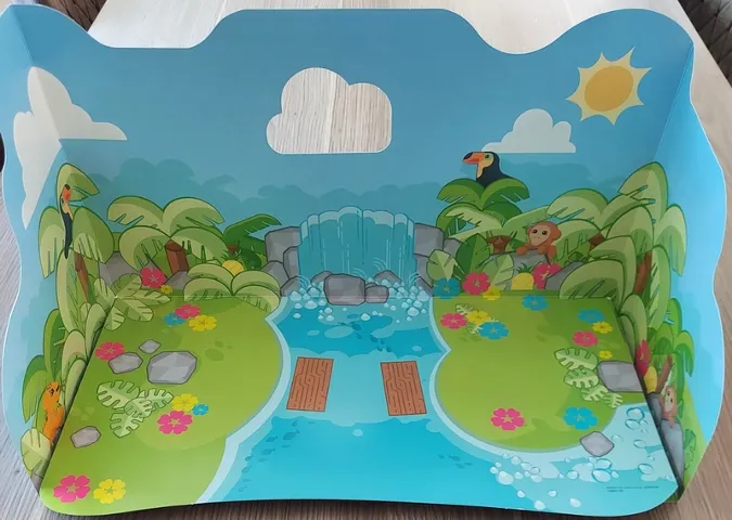 Paper Cardboard Backdrop for Set 10973 - Duplo South American Scenery