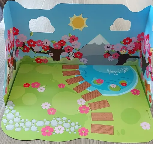 Paper Cardboard Backdrop for Set 10974 - Duplo Asian Scenery