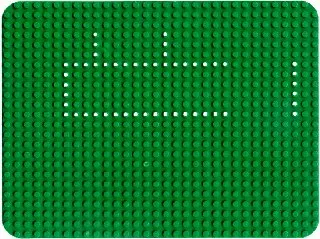 Baseplate 24 x 32 with Set 363/555 Dots Pattern