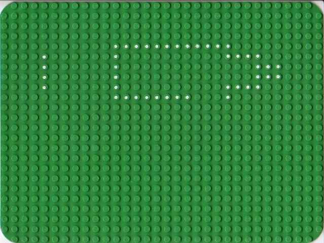 Baseplate 24 x 32 with Set 361 Dots Pattern