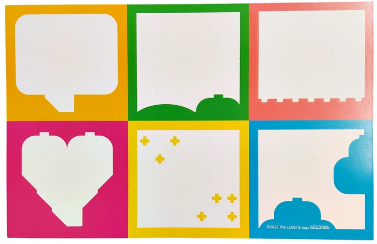 Paper Cardboard for Set 11042 - Notes for Creativity