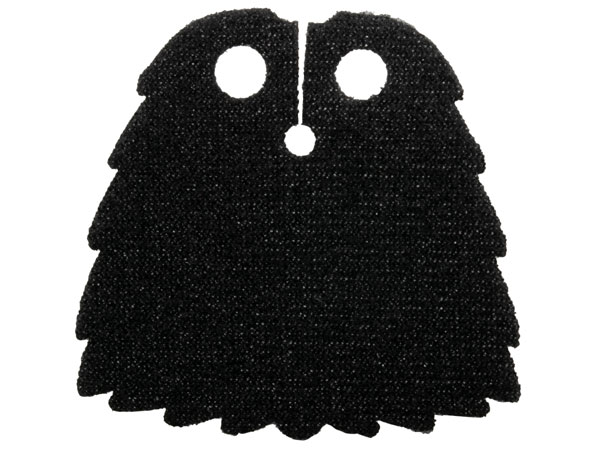 Minifigure Cape Cloth, Notched Edges - Spongy Stretchable Fabric