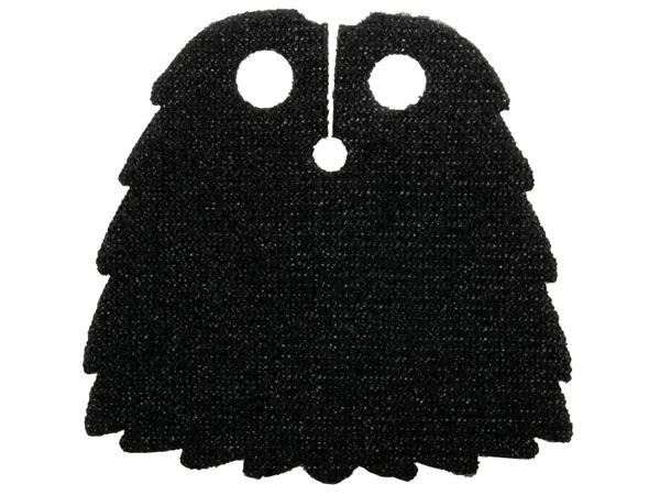 Minifigure Cape Cloth, Notched Edges - Spongy Stretchable Fabric