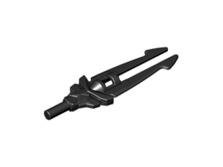 Minifigure, Weapon Sword, Double Blade with Bar Holder (Valious)