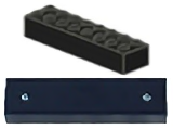 Magnet Brick, Modified 2 x 8 Sealed Base