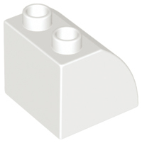 Duplo, Brick 2 x 2 x 1 1/2 Slope Curved