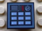 Tile, Modified 2 x 2 Inverted with Keypad Pattern