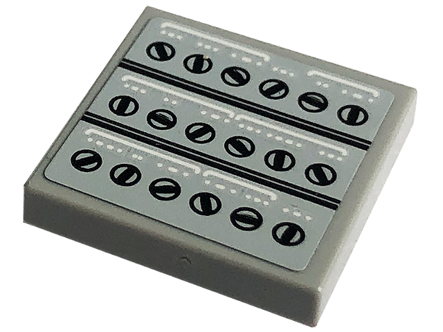 Tile, Modified 2 x 2 Inverted with Black Dots Pattern (Sticker) - Set 10266