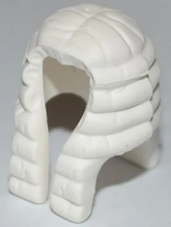 Minifigure, Hair Long with Curls (Judge's Peruke)