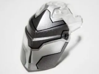 Hero Factory Helmet Visor with Clip with Face Guard Pattern Type 1