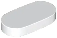 Tile, Round 1 x 2 Oval