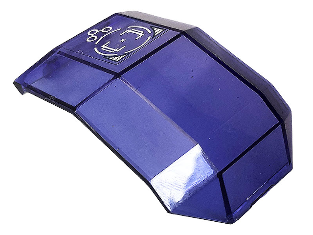 Windscreen 4 x 4 x 4 2/3 with Bar Handle with Head-Up Display (HUD) Pattern (Sticker) - Set 41232