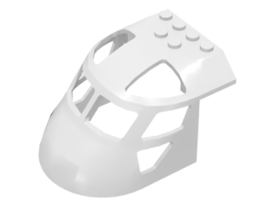 Aircraft Fuselage Forward Top Curved 6 x 8 x 4