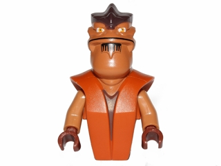 Torso/Head Alien, SW Pong Krell Pattern / Medium Nougat Arms / Reddish Brown Hands