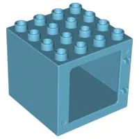 Duplo Door / Window Frame 4 x 4 x 3 Thick Top