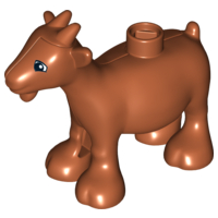 Duplo Goat with Eyes Squared Pattern