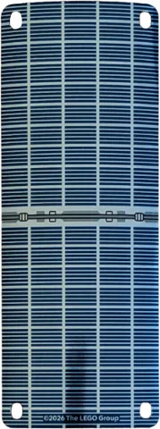 Plastic Part for Set 11382 - Silver Solar Panel with Dark Blue Cells Pattern
